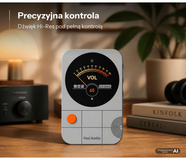 Fosi Audio Fosi Audio MD3 srebrny - DAC/AMP słuchawkowy - 1583299 - zdjęcie 3